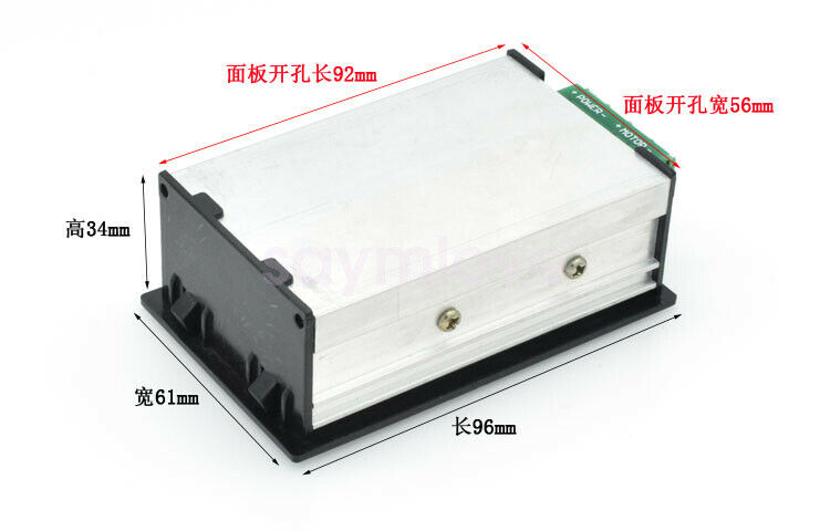 DC 30A Motor Speed Governor 6-60V PWM Speed Control Switch Controller  Display