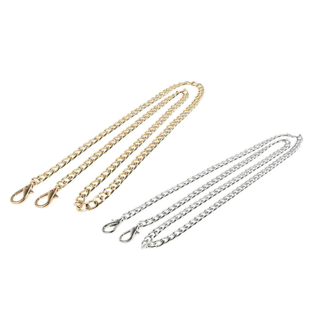 2 Pack Crossbody Shoulder Bag Chain Strap Handle Handbag Replacement,