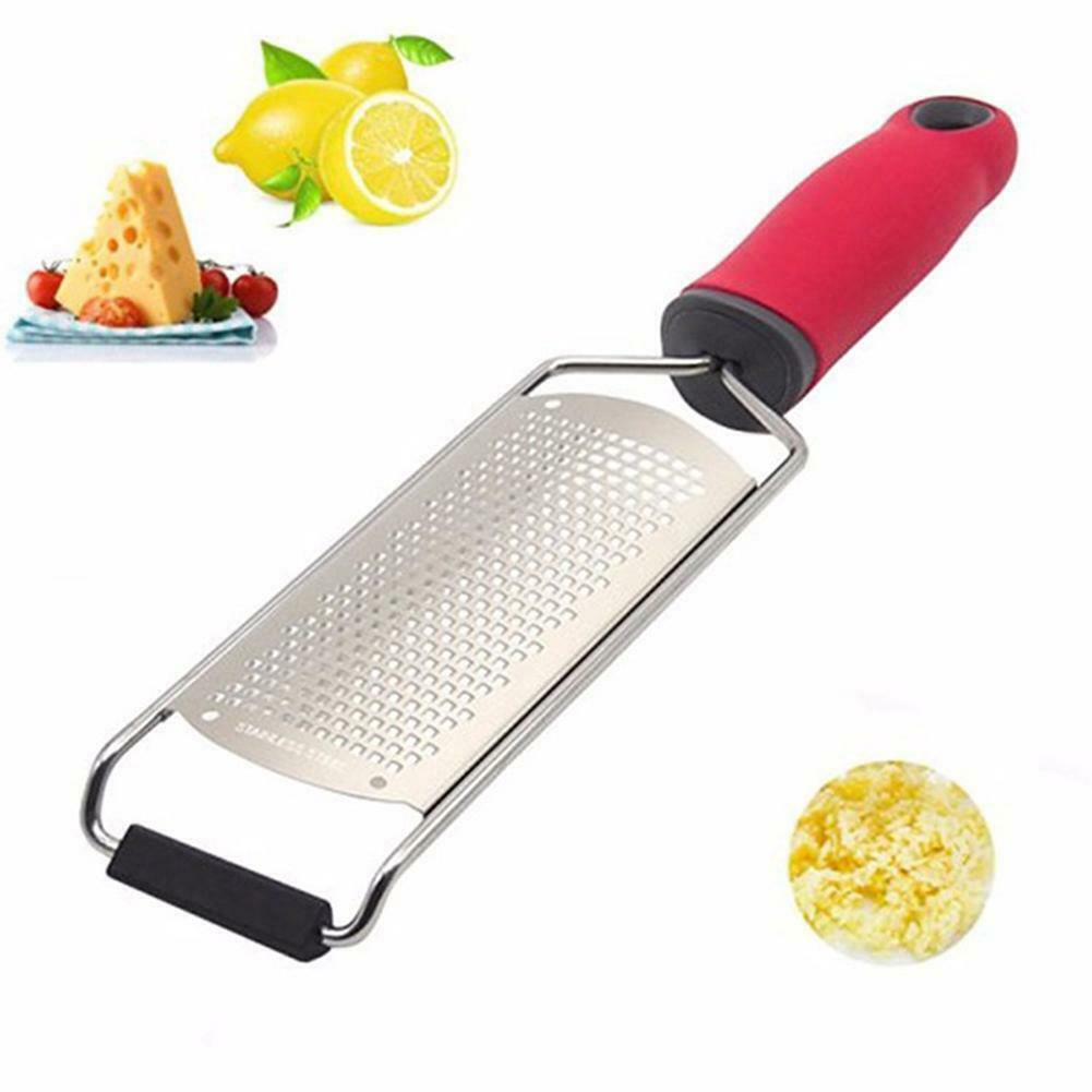Stainless Steel Garlic Ginger Lemon Grating Zester Cheese Grater Utensil @