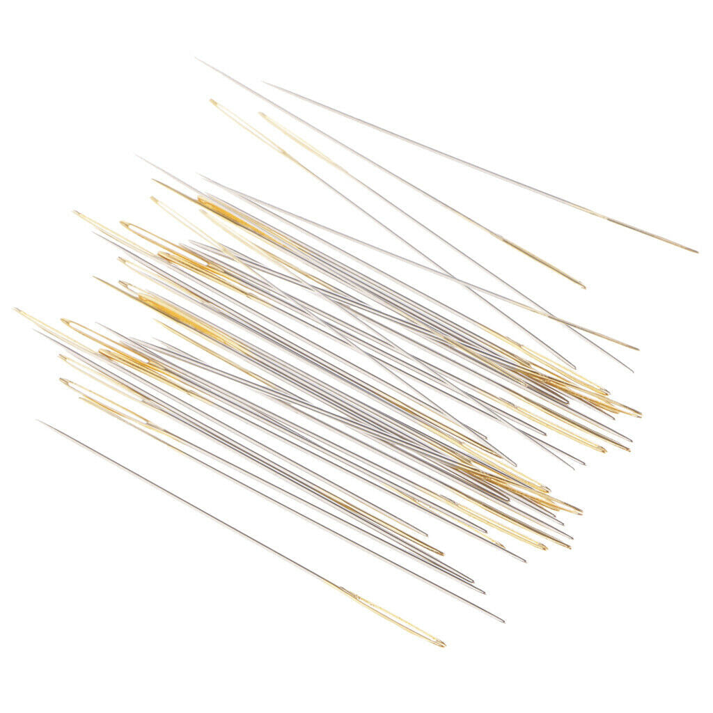 Large-Eye Blunt Needles Metal Yarn Knitting Needles Sewing Needles, 200 Pieces,