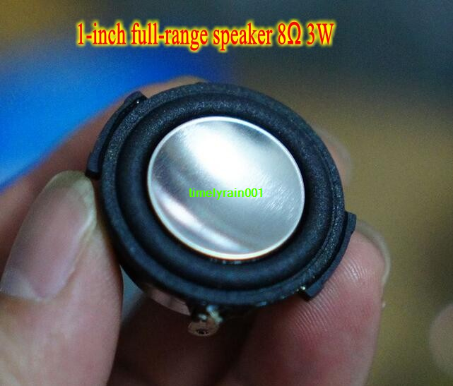 2pcs 1" inch Full-range speaker 8 Ohms 3W Crystal Audio For HAMMAM/JBL