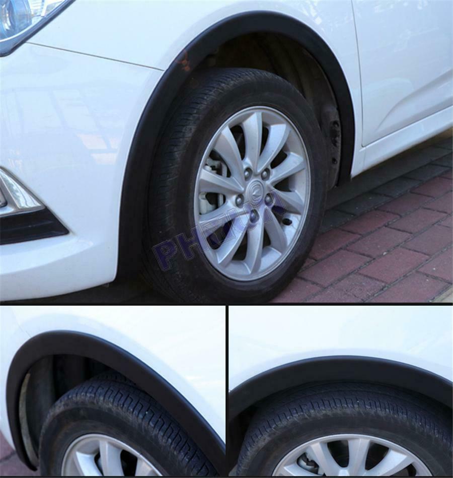 59''*2.36'' Car Wheel Eyebrow Extension Protector Arch Extenders Black Universal