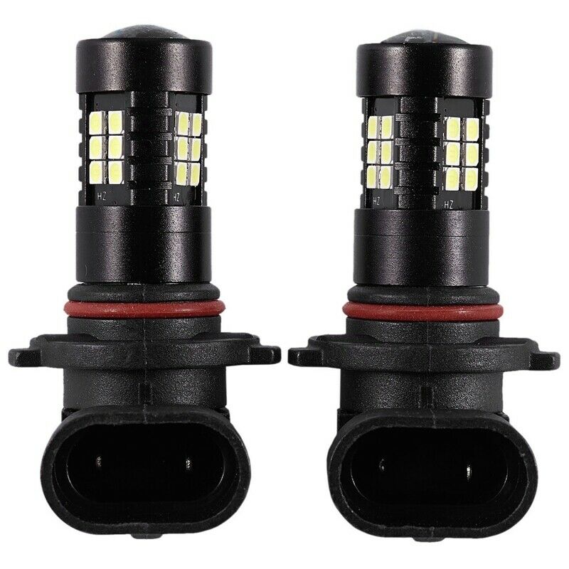 2Pcs Led HB3 9005 Fog Light Bulb 1200lm 6000K White Car Daytime Running Lamp AB1