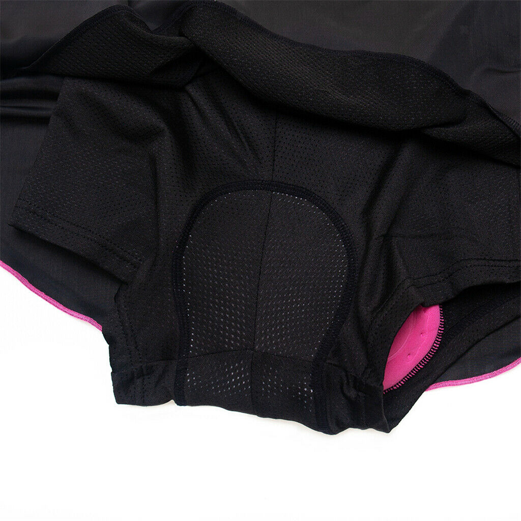 Women's Cycling Padded Skirt Tennis Golf Yoga Shorts Pants Swing Skirt S