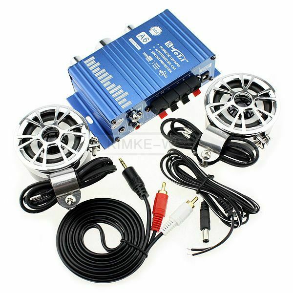 Mini Hi-Fi Amplifier for Cars Motorcycle Stereo 12V Amp