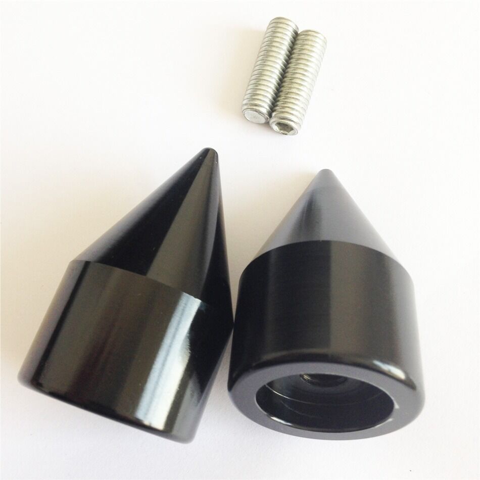 Spike Bar End Fit For Kawasaki ZX 750 900 650R 7R 9R Z1000 10R ZX11 ZZR1200 ZX14