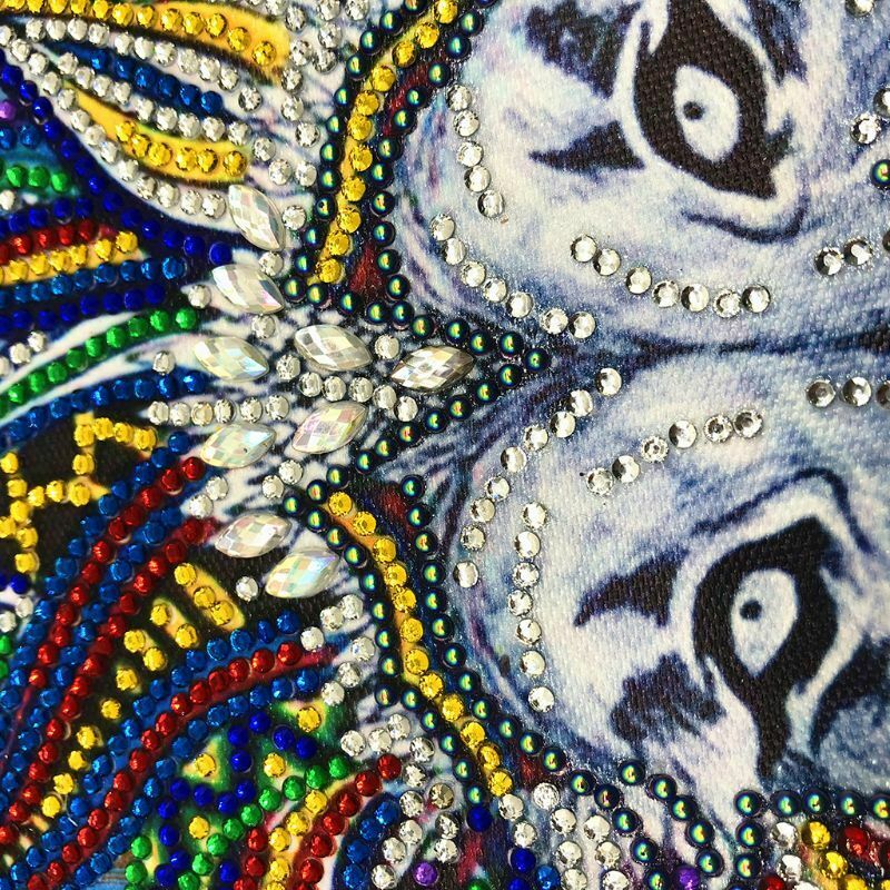 Lion DIY 5D Special Diamond Painting Embroidery Rhinestone Cross Stitch Kit