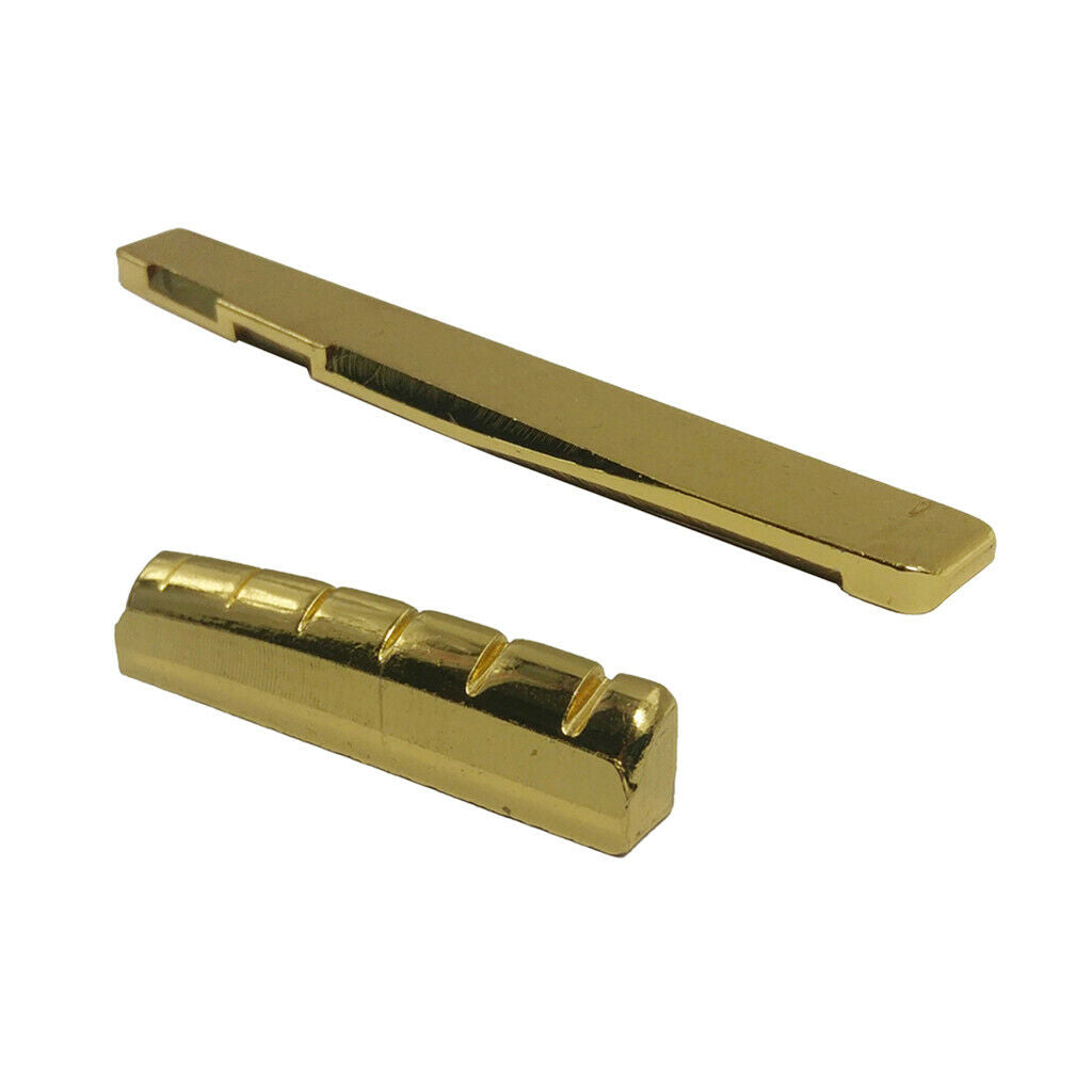 6-string fork guitar slot guitar saddle nut set brass replacement guitar