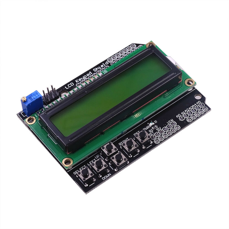 Lcd Screen Keyboard Expansion Board for Arduino Uno Mega 2560 Green 16X2