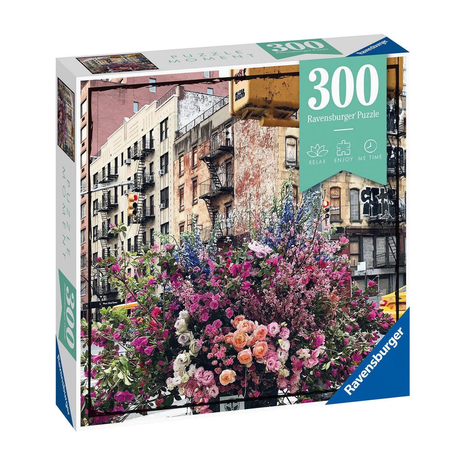 12964 Ravensburger Flowers in New York Jigsaw Puzzle inc 300 Pieces Age 14 Years