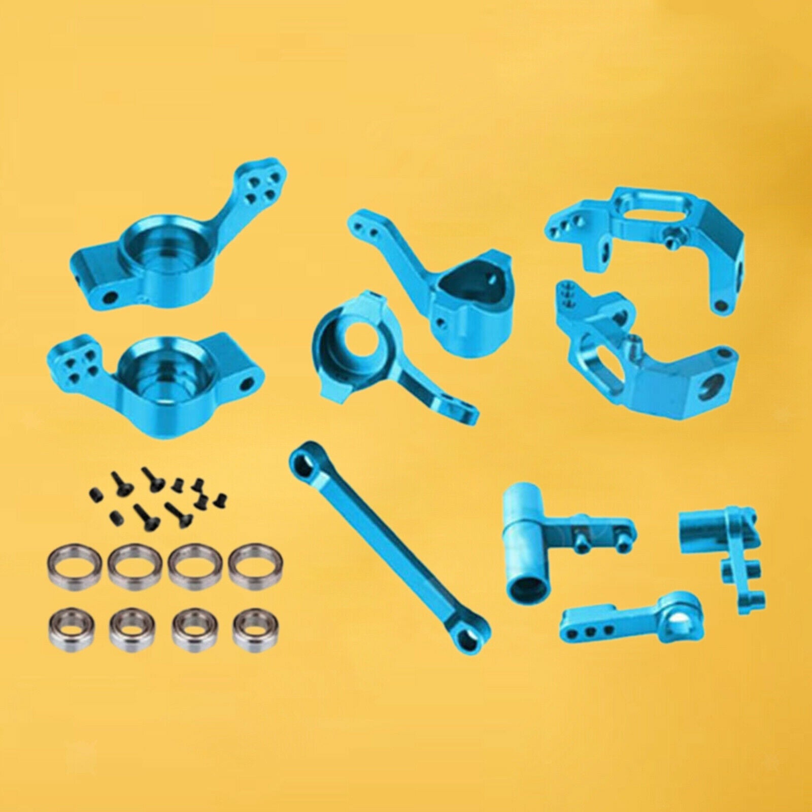 Front Rear Hub Carrier Upgrade Kit for HSP 94122 94123 94111 94188 1:10 Car