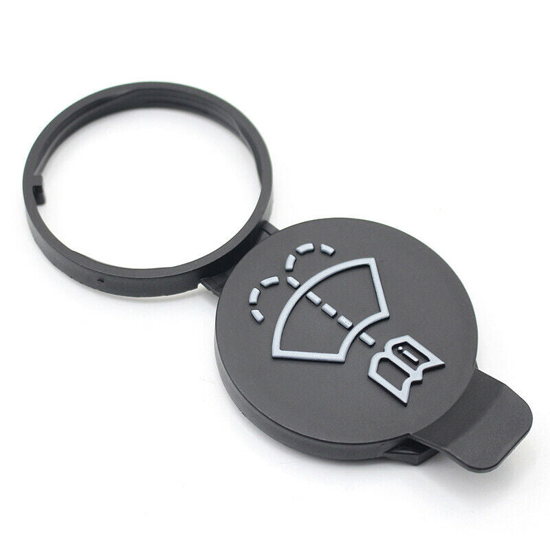Black Windshield Wiper Washer Fluid Reservoir Cover Water Tank Bottle  JY