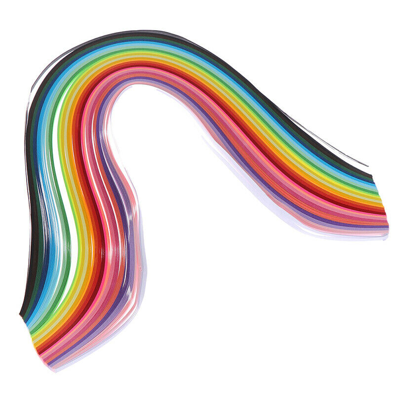 260 Rainbow Paper Quilling Strips Set 3mm 39cm Flower Gift Paper For DIY .l8
