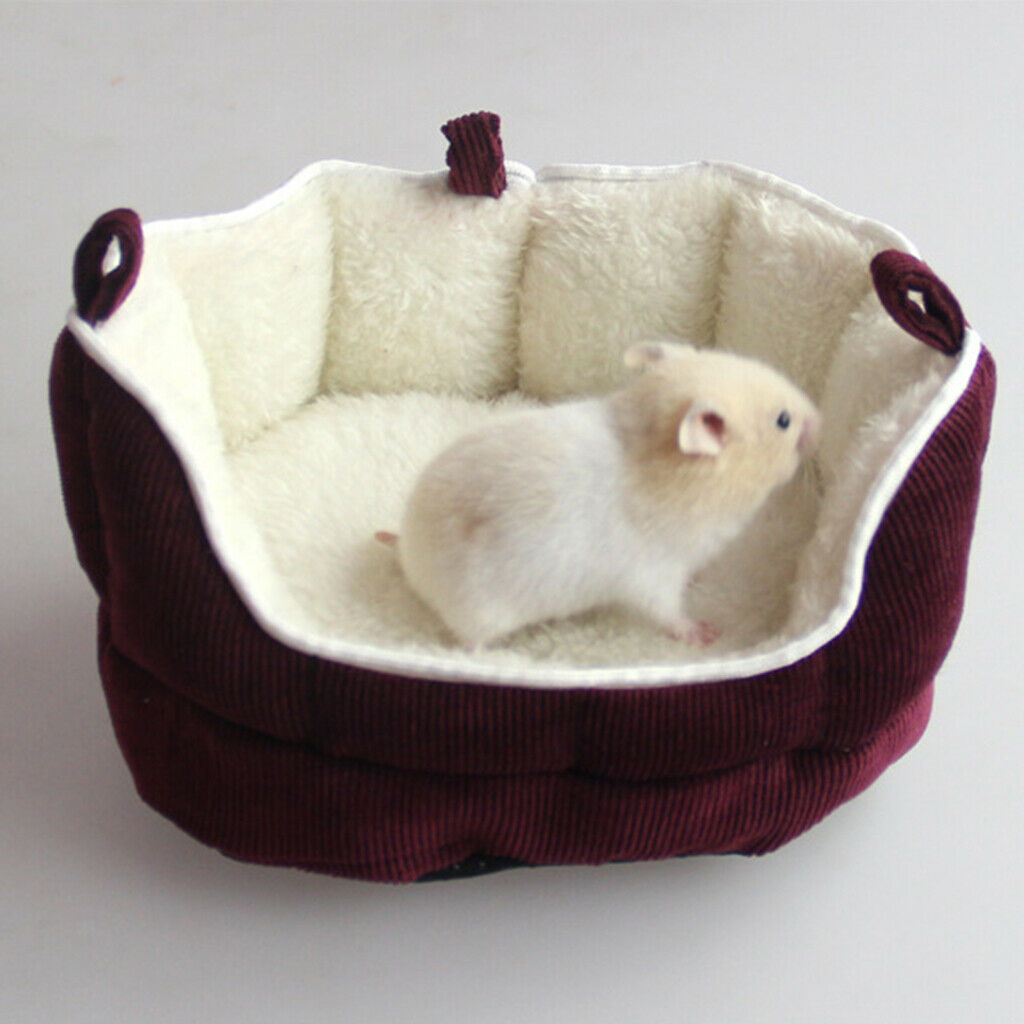 Soft Warm Small Animals Pets Hamster Hammock Hanging Bed House Nest  Red