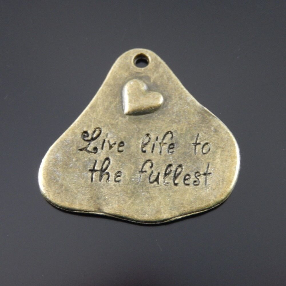 10 pcs Antiqued Bronze Alloy Engraved Cloud Charms Pendant Jewelry Making 34532