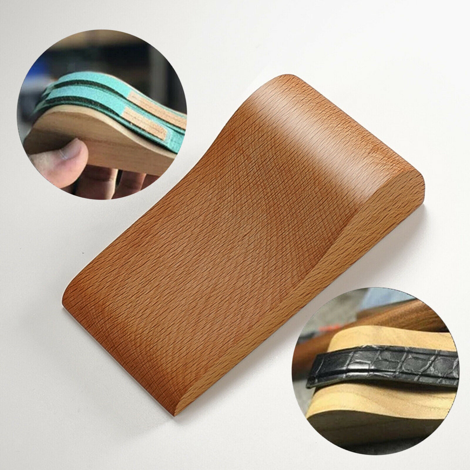 Professional Handmade Tools Leather Belt Bending Tools Polished Folding Tool