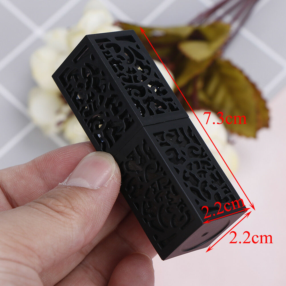 Empty cosmetic containers lipstick tube with black hollow lipstick tubes DIY DD