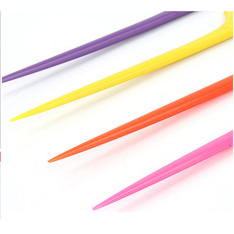 10Pcs Candy Colors Hair Make Care Combs Styling Pointed Rat Tail Com.l8