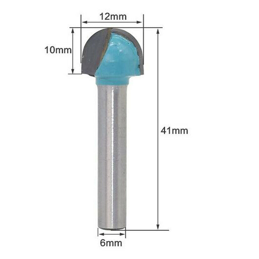 High-precision 6mm Shank Carbide Wood Cutter Rotary Tools Woodworking DIY