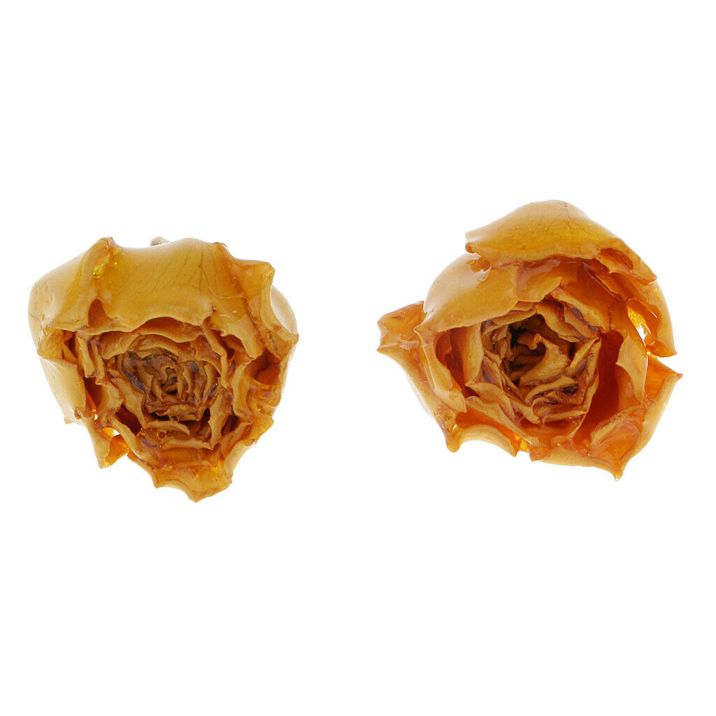 8Pcs   Real   Dried   Rose   Charms   Flower   Pendants   for   DIY   Jewelry