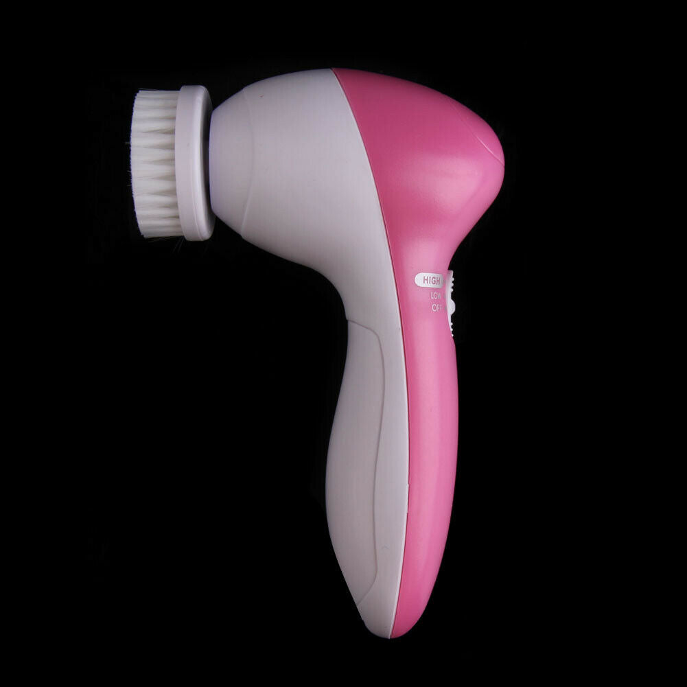 5 IN 1 SKIN CARE MASSAGER - BEAUTY FACE WASH SCRUBBER ELECTRIC CLEANSER BRUSH  @