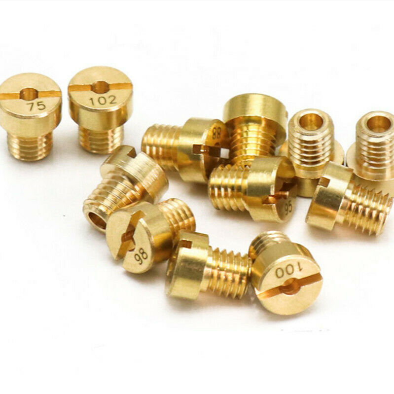 12x Main Jet Set For Dellorto Carburetor 75 78 80 82 85 88 90 92 95 98 100 102