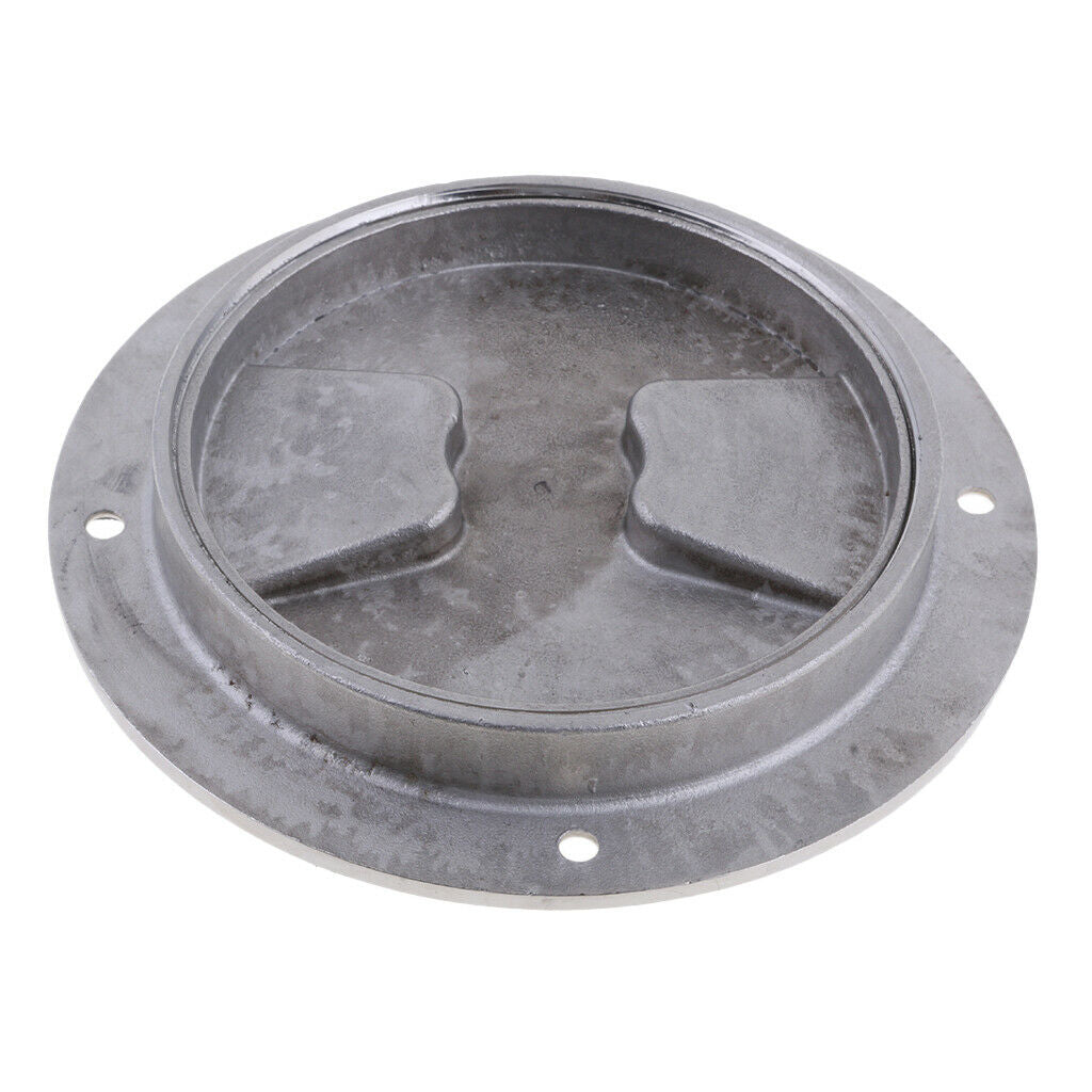 Heavy Duty Boat Deck Plate 4" Marine Yacht 304 Stainless Steel Deck Plate