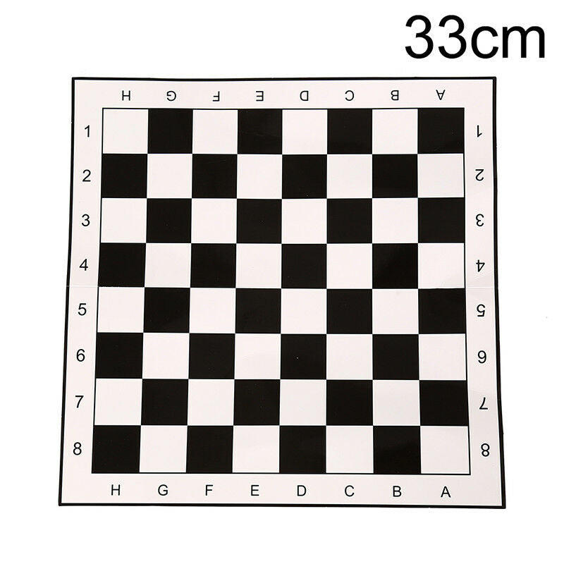 international checkers portable folding plastic chess game board + 24pcs cheBDA