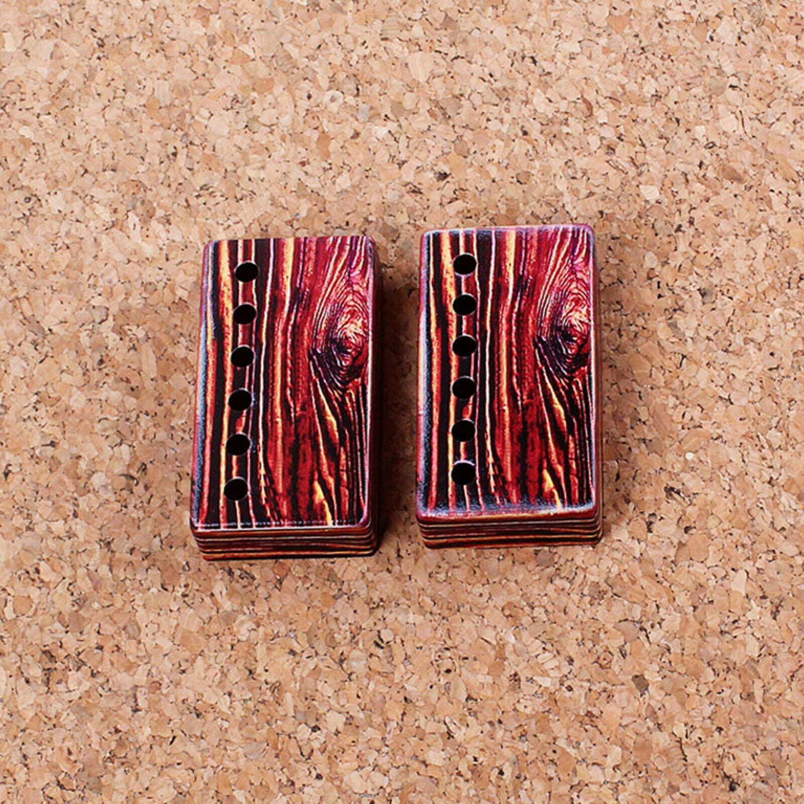 2pcs Copper Guitar Pickup Cover Set Electric Guitar Parts Easy to Install