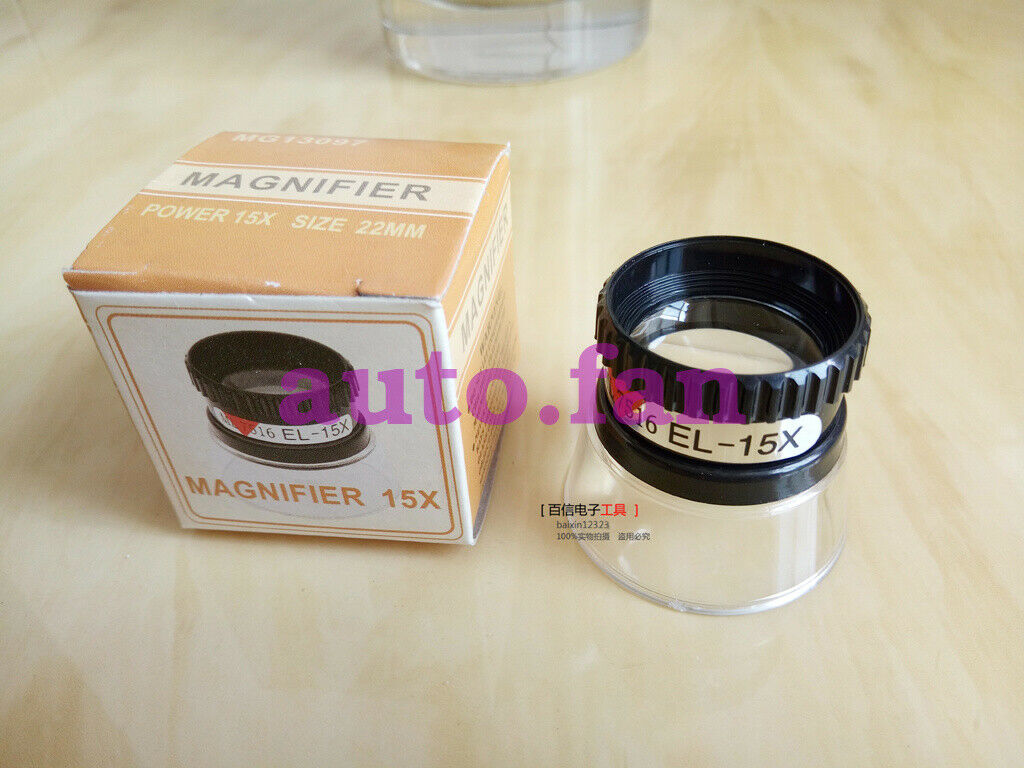 1pcs 15 times magnifying glass for15X photo cloth mirror printing dot tube