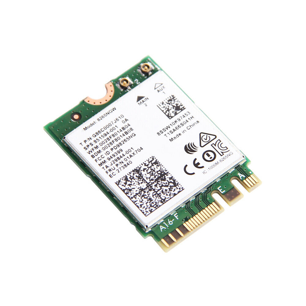 Dual Band 2.4G/5Ghz Wifi Bluetooth Wlan For Intel  Wireless-AC WIFI BT 4.2 Card