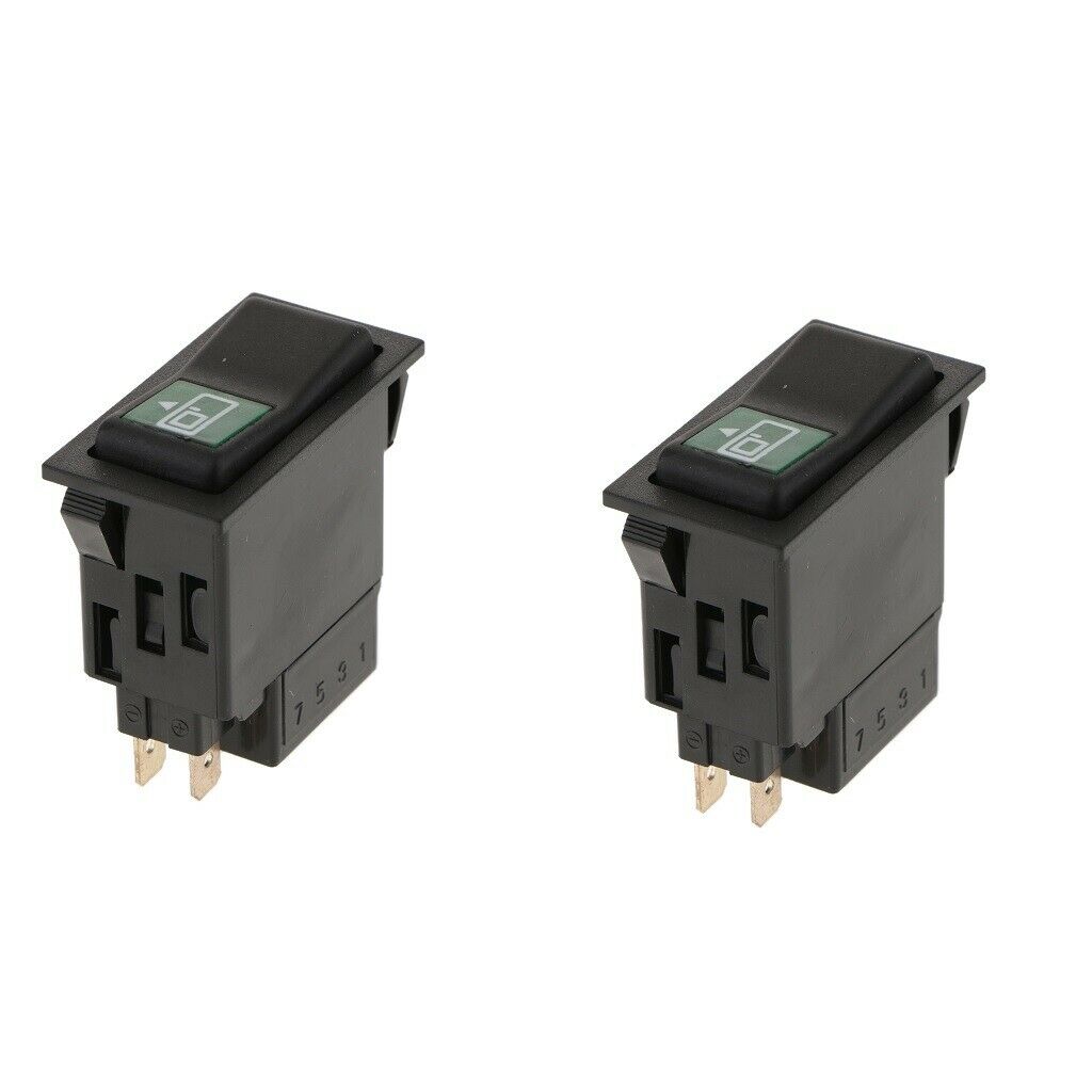 2x 12V-24V Universal Rocker 6Pin SPST ON OFF Switch Window Control