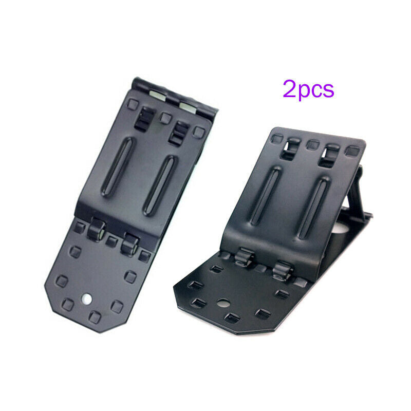 2X Tyre Slip Stopper Iron Plate Car Wheel Tire Chock Stop Block Slope Anti-slip