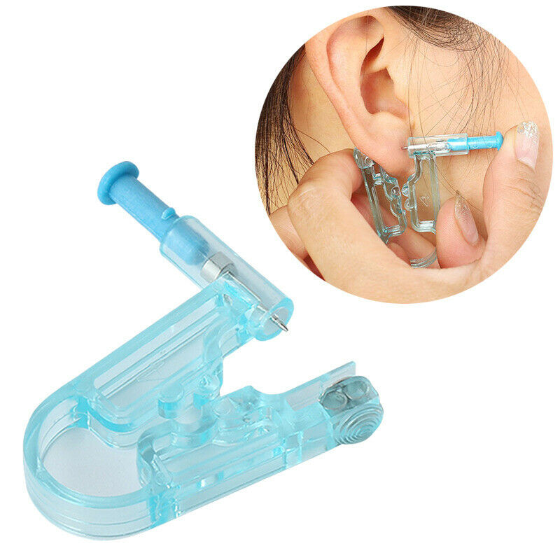 Disposable Ear Piercing Gun Stainless Steel Ear Stud Safety No Pain Asepsis Kit