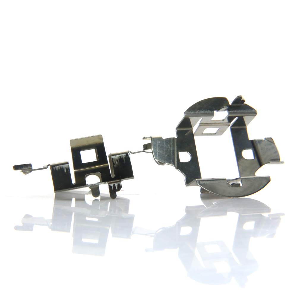 2pcs Auto HID Bulb Holder Adapter Headlight Headlamp Metal Retainer Clip H7 H022