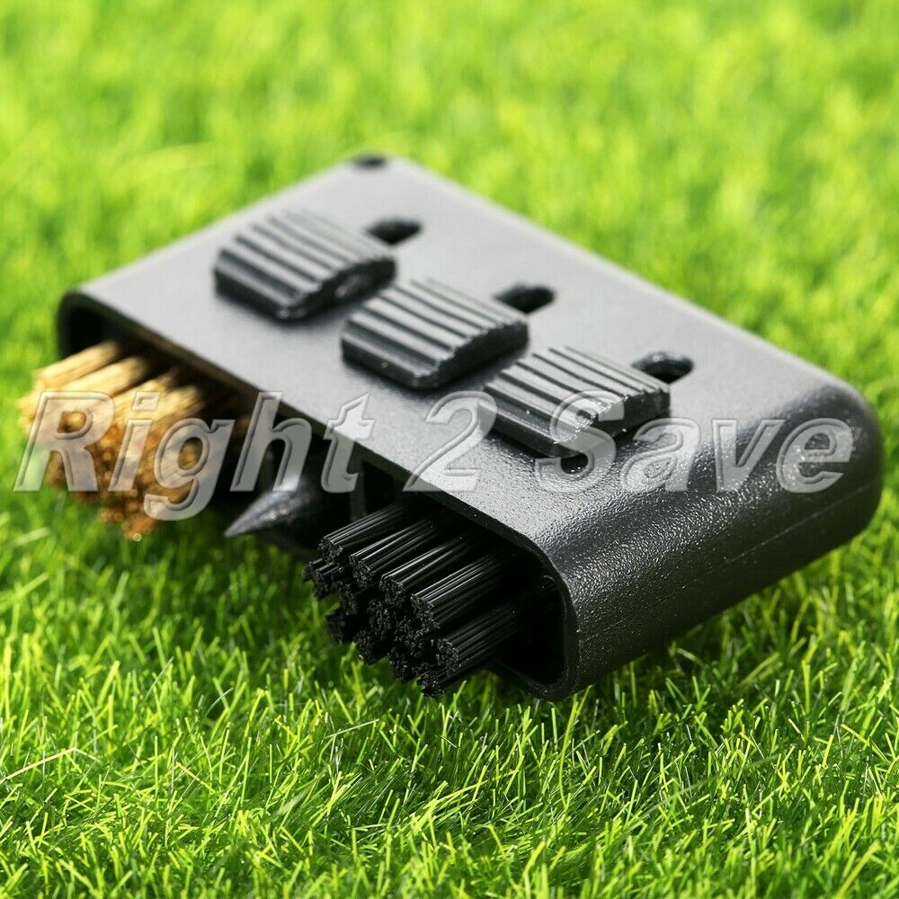 2Pcs 3 in 1 Pocket Golf Club Brush Groove Ball Cleaning Cleaner Tool  Favor Gift