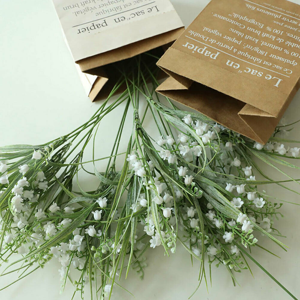 Wedding ornaments with simulated flowers of Campanula campanula.l8