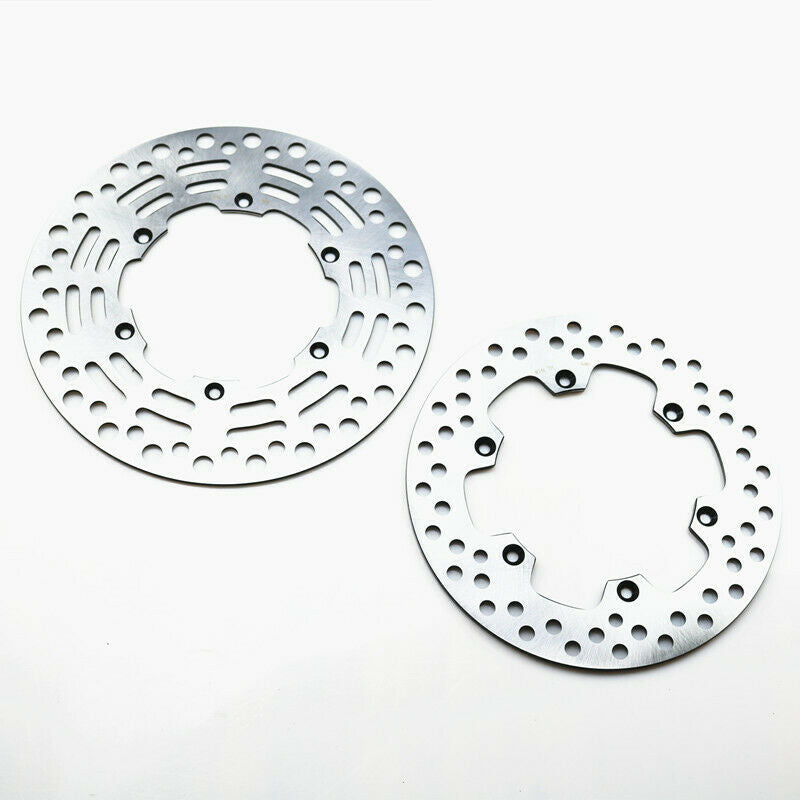 Front + Rear Brake Disc for Suzuki DR250R 95-00 DRZ400 Y/K/E 00-09 RM125 89-09