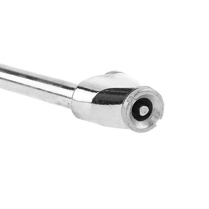 New Auto Car Motorcycle Long Reach Tire Air Inflator Dual Head Type Chuck Valve
