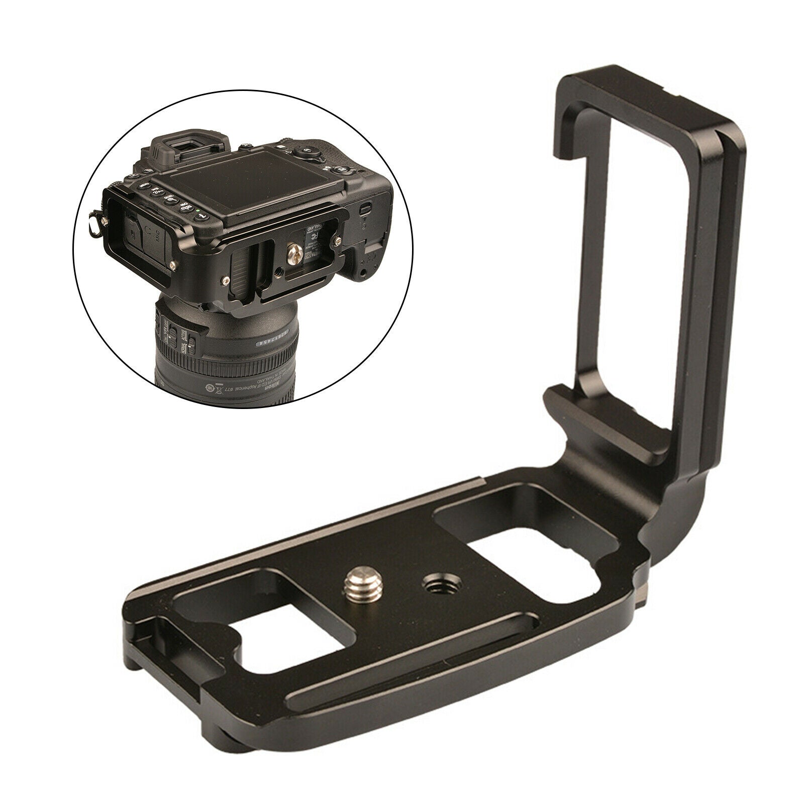 Durable Vertical Plate L Bracket Holder for Nikon D750 Camera Spare Parts