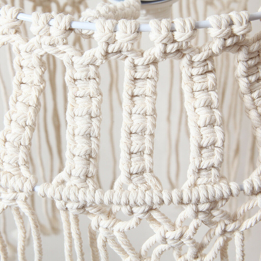 Macrame Lampshade Tapestry Chandelier Ceiling Pendants Light Shade for Decor
