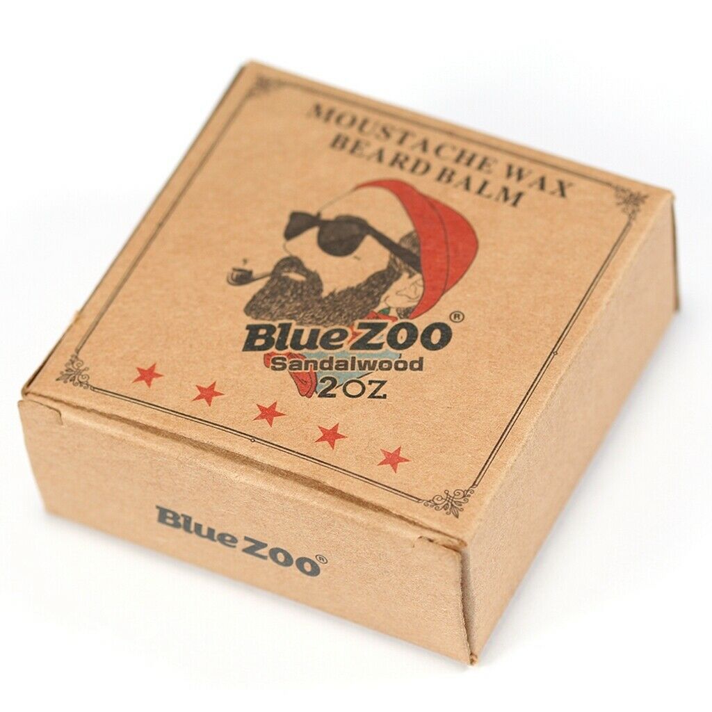 60g Beard Balm Natural Oil Conditioner Moustache Wax Men Gift 2PCS