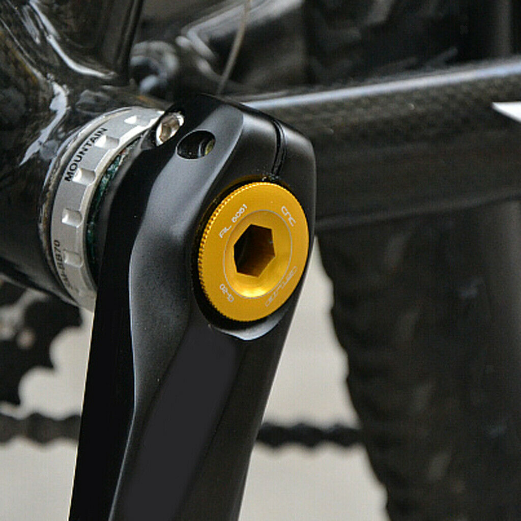 2x  Fixing Chainwheel Red Crankset Arm
