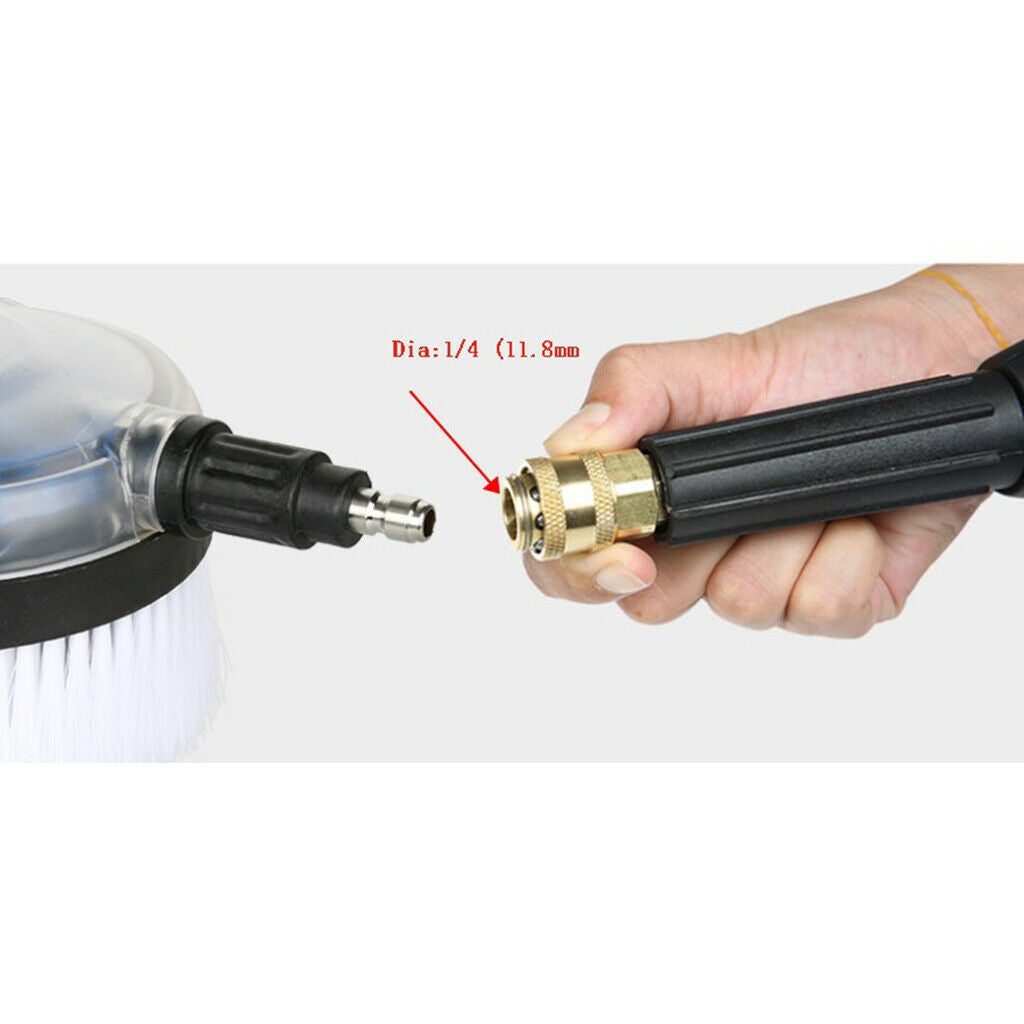 High-Pressure Water  Portable Auto Car Rotating Wash Brush Cleaning Tool