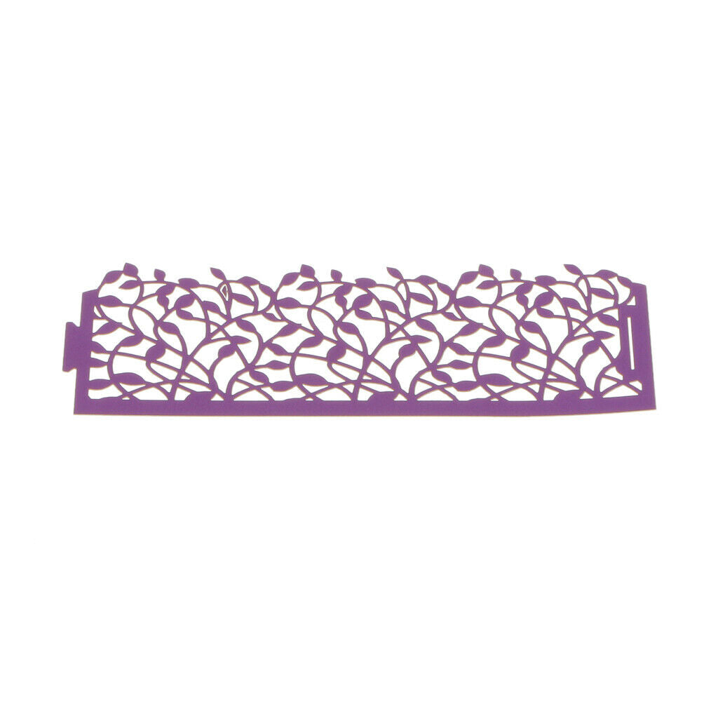 20pcs Flower Leaves Paper Tea Light Holder Wedding Party Decoration Purple