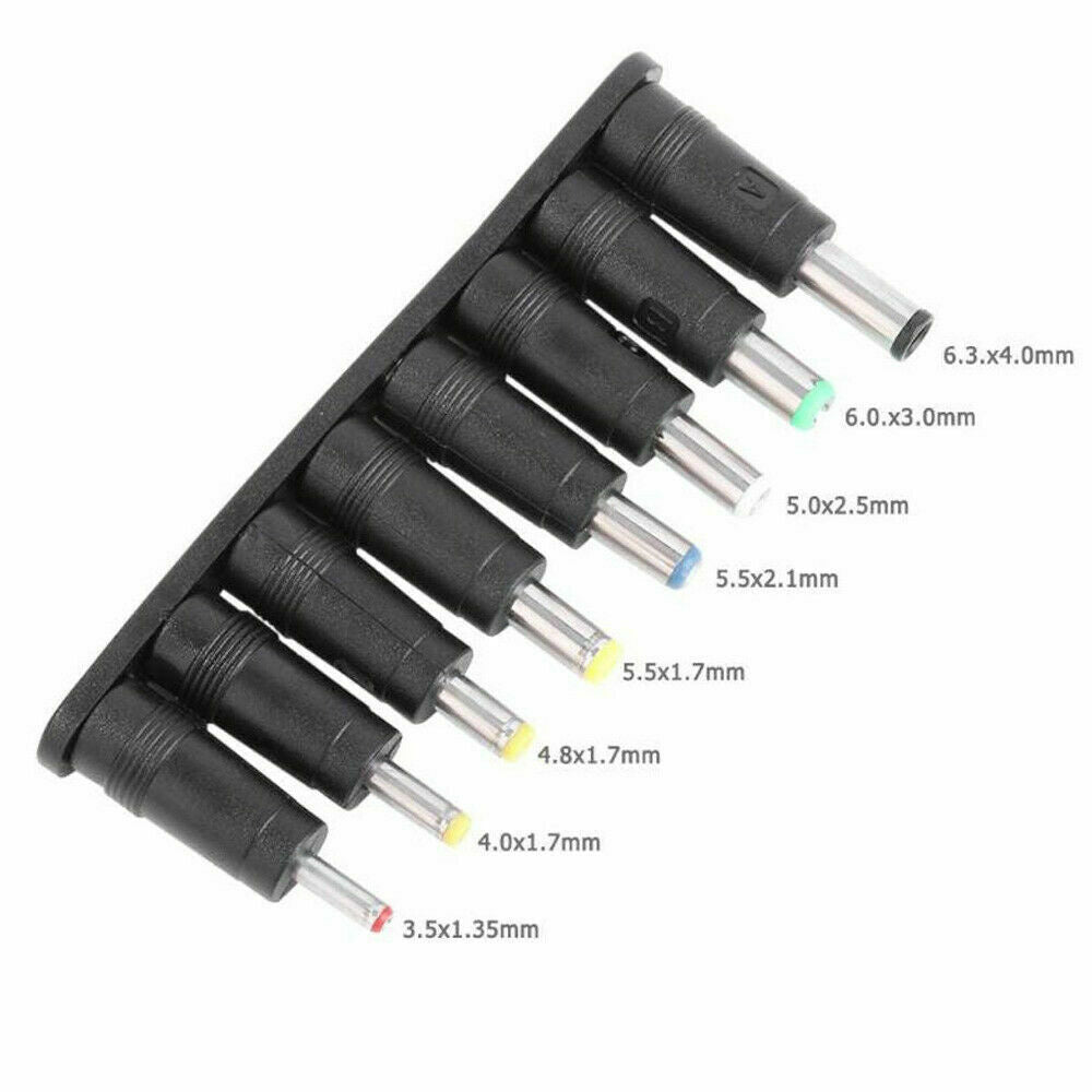 8-in-1 Universal AC DC Power Charger Adapter Kit for Laptop PC Notebook Tool Set