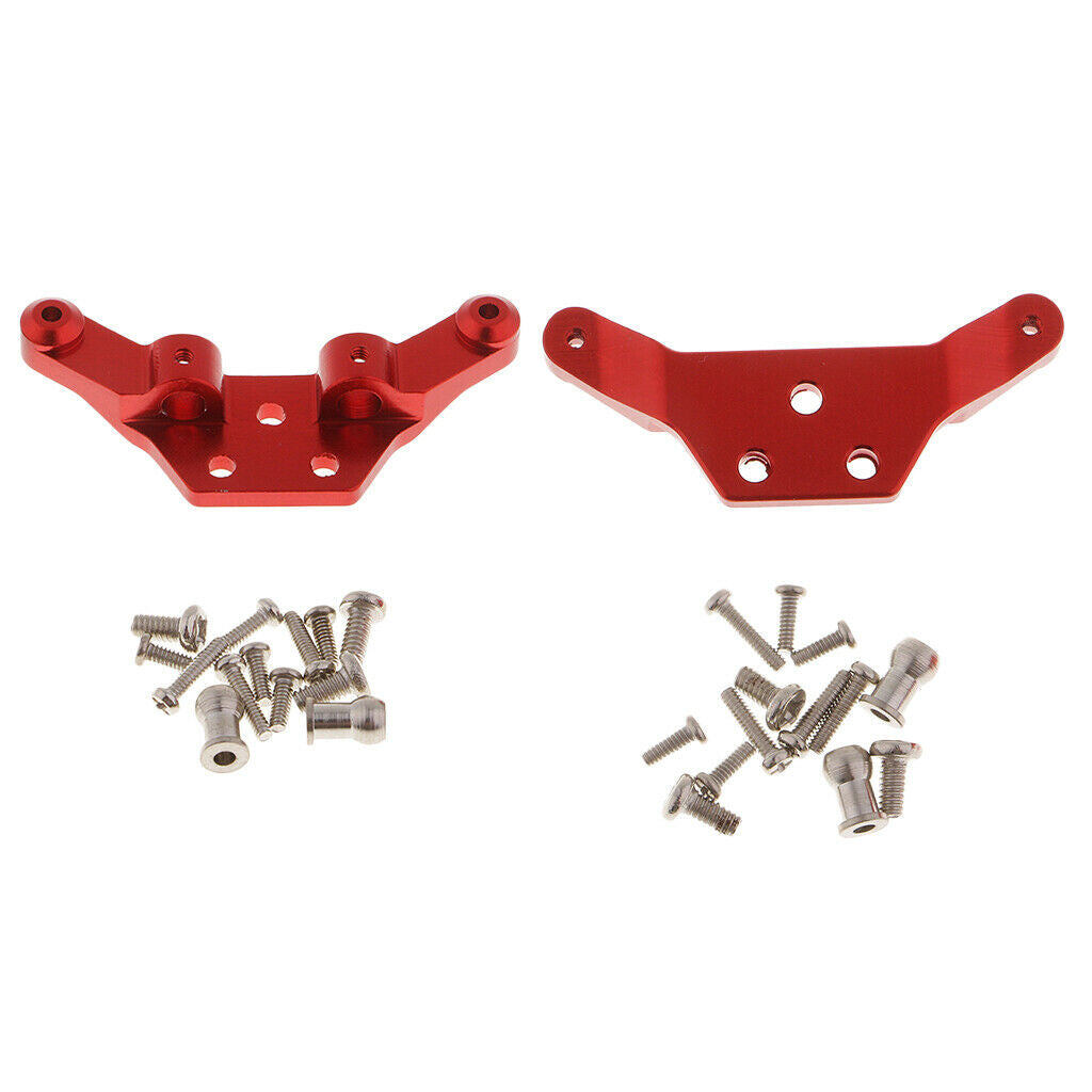 2 Pieces Alloy Front Rear Shock Damper Tower for 1/28 Wltoys K969 K989 K999 P929
