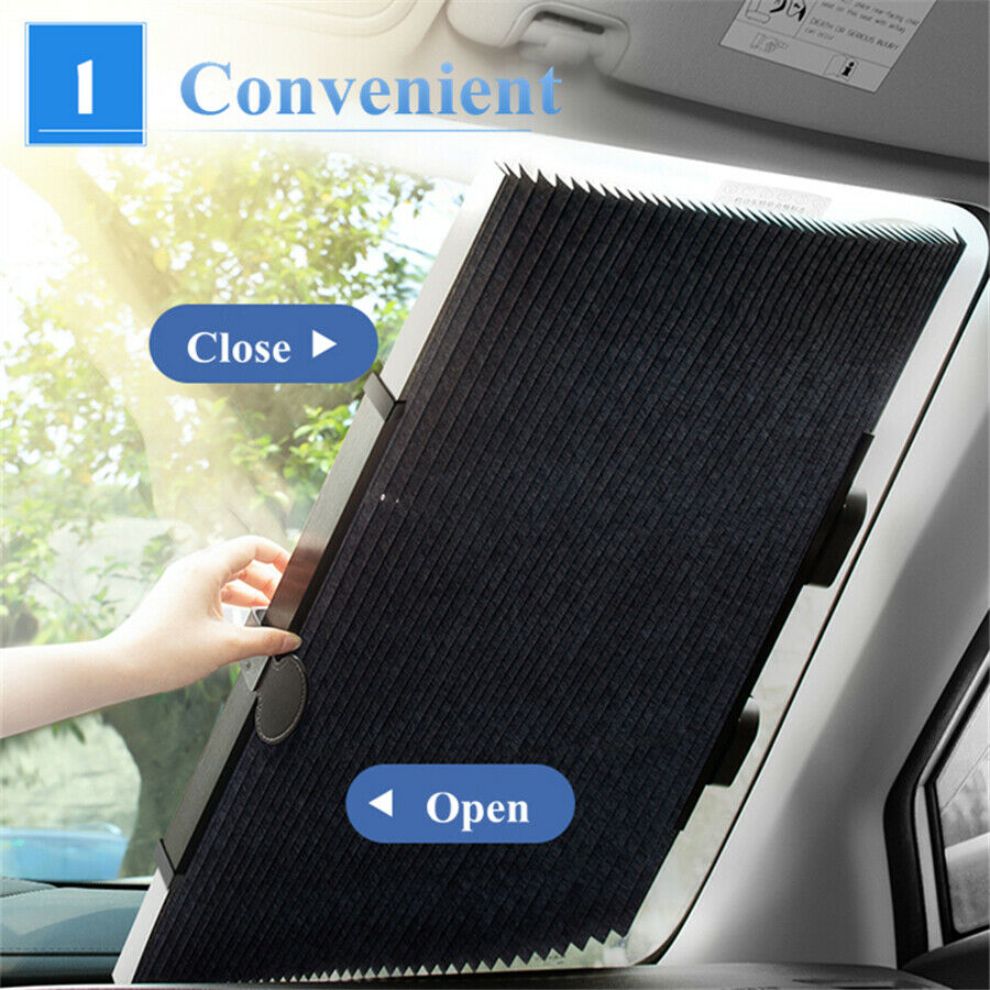 46cm*130cm Universal Car Retractable Foldable Rear Window Sun Shade Block Cover