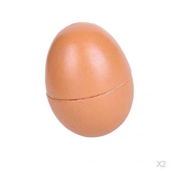 2x Wooden  Connected Vegetable Kitchen Food Kids Pretend Play Toys Egg