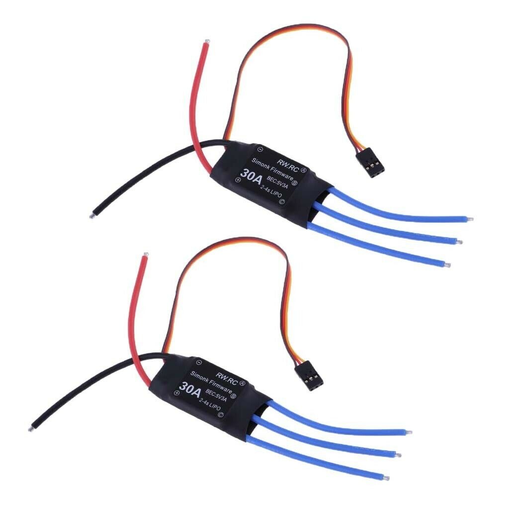 30A 2-4S Brushless ESC 5V 3A Speed Control For RC  Racing Drone Parts